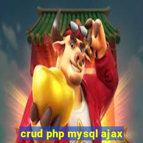 crud php mysql ajax